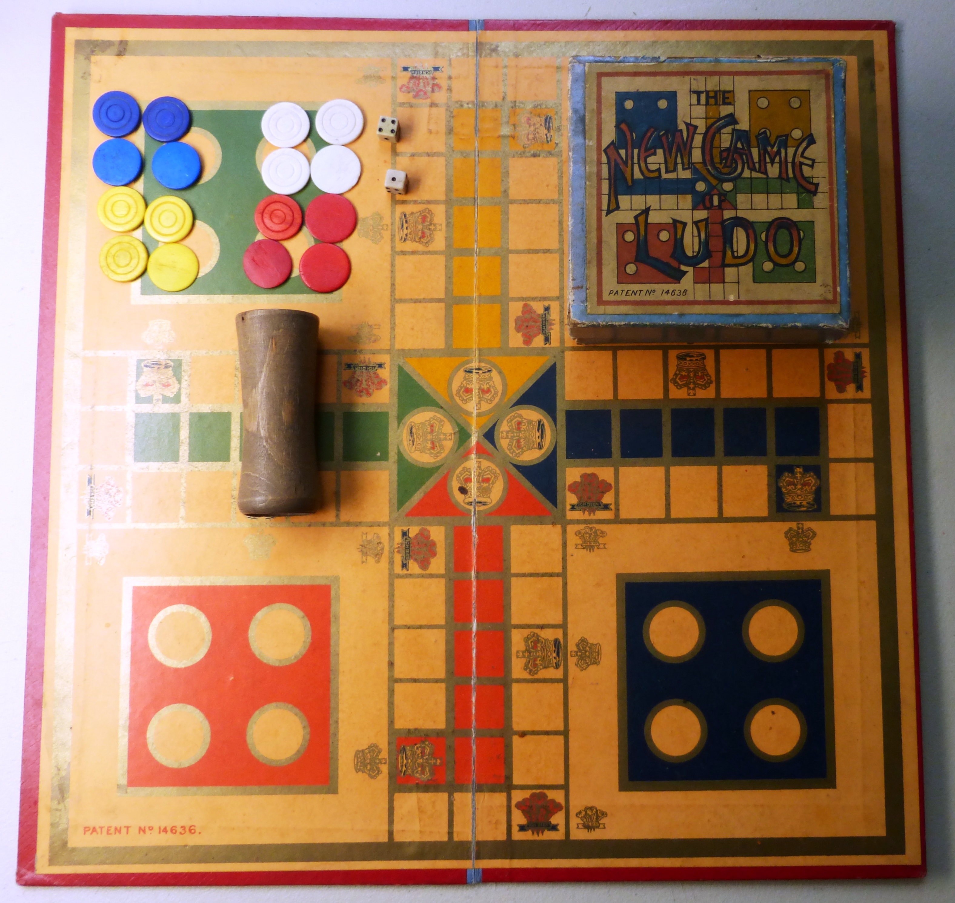 Board Game. THE POPULAR GAME OF LUDO,